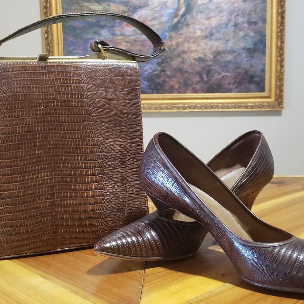Vintage purse and shoes